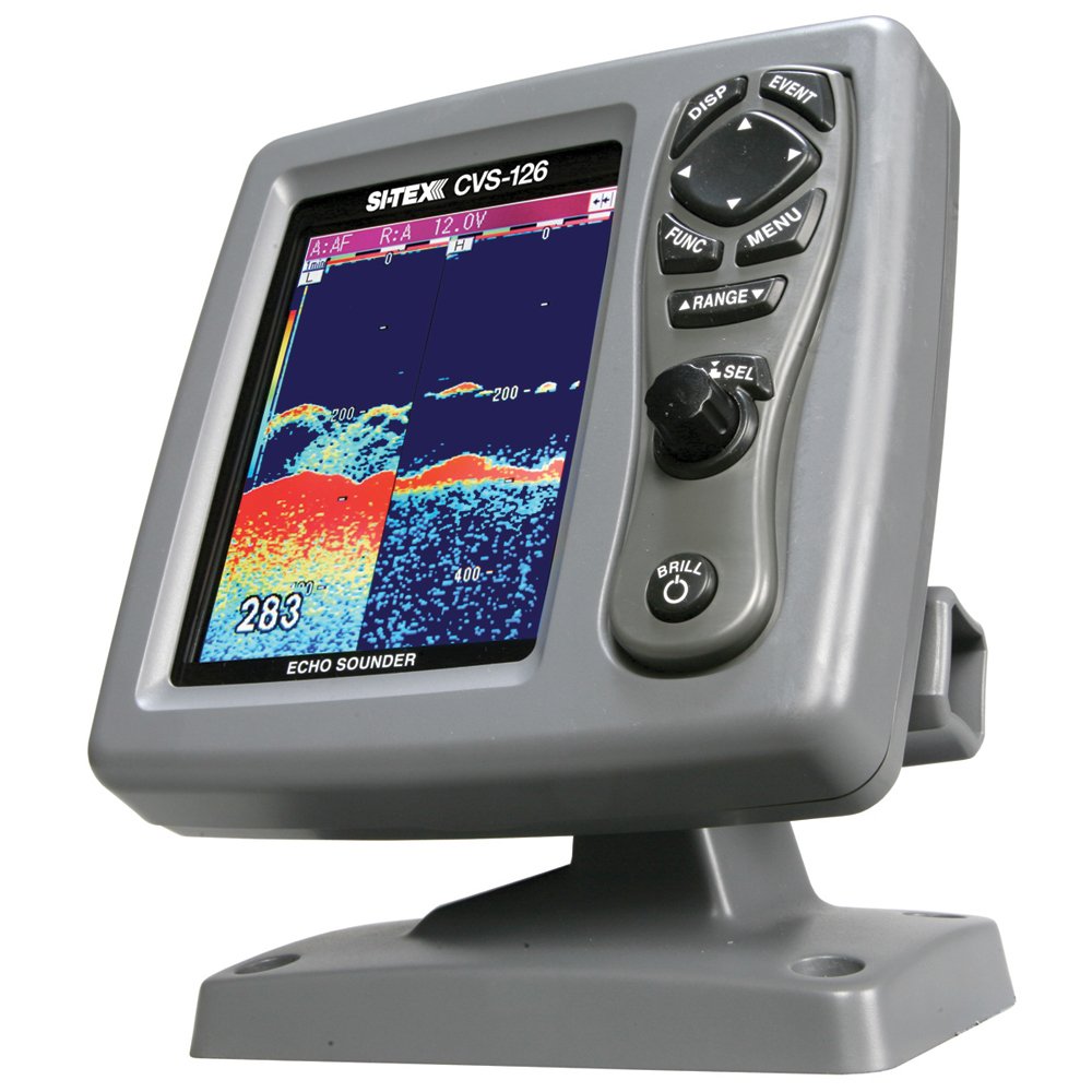こーぼい。 Amazon.com: SI-TEX CVS-126 Dual Frequency Color Echo Sounder