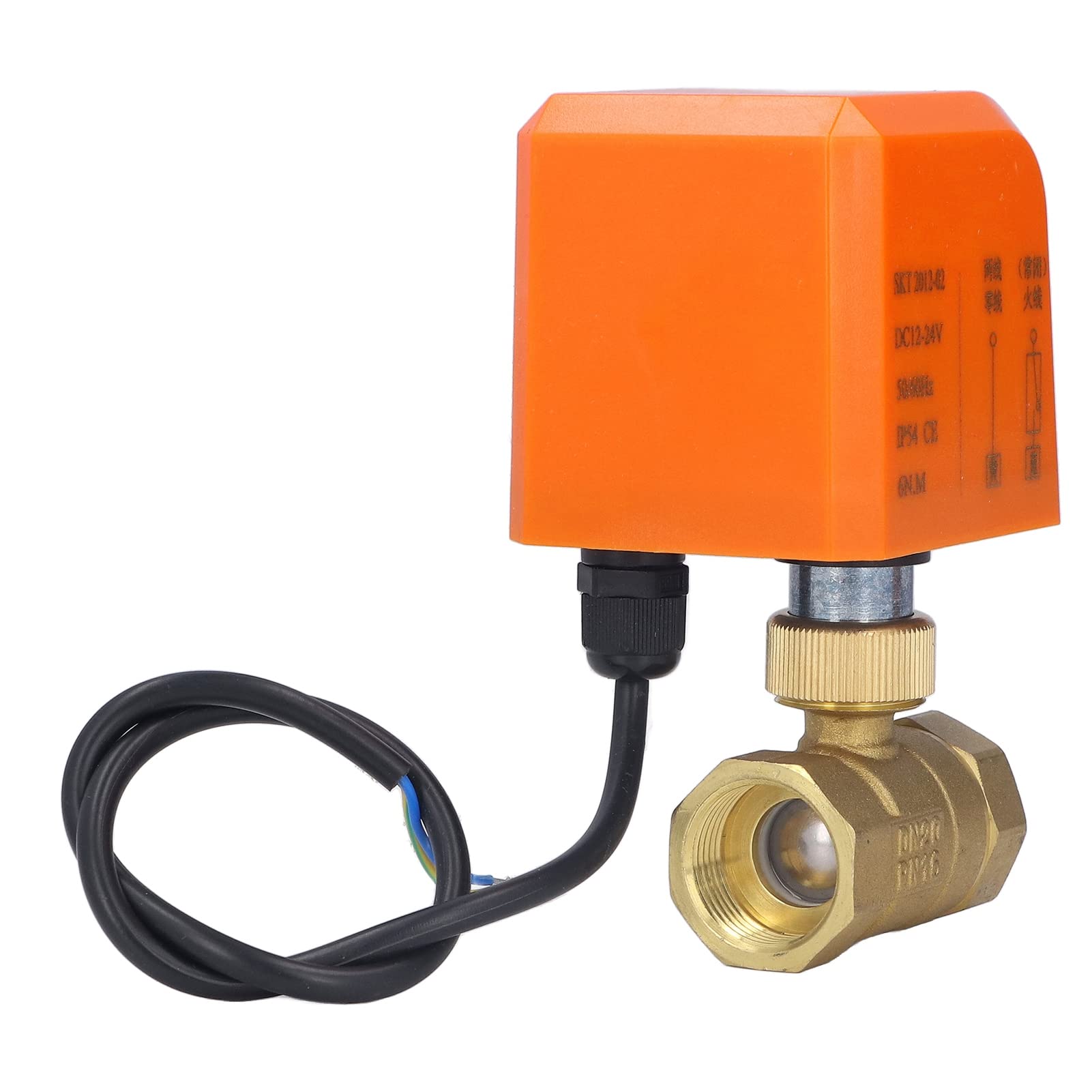 Válvula de bola motorizada de latón Fafeicy de 3/4" con motor sincrónico de alta durabilidad