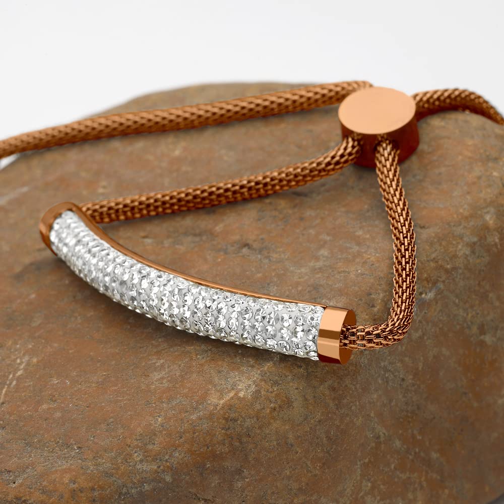 Treuheld® Armband mit Kristallbogen | Edelstahl | 3 Farben