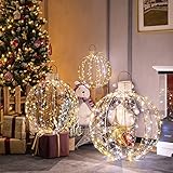 3er Set LED Dekokugel | Weihnachtsdeko