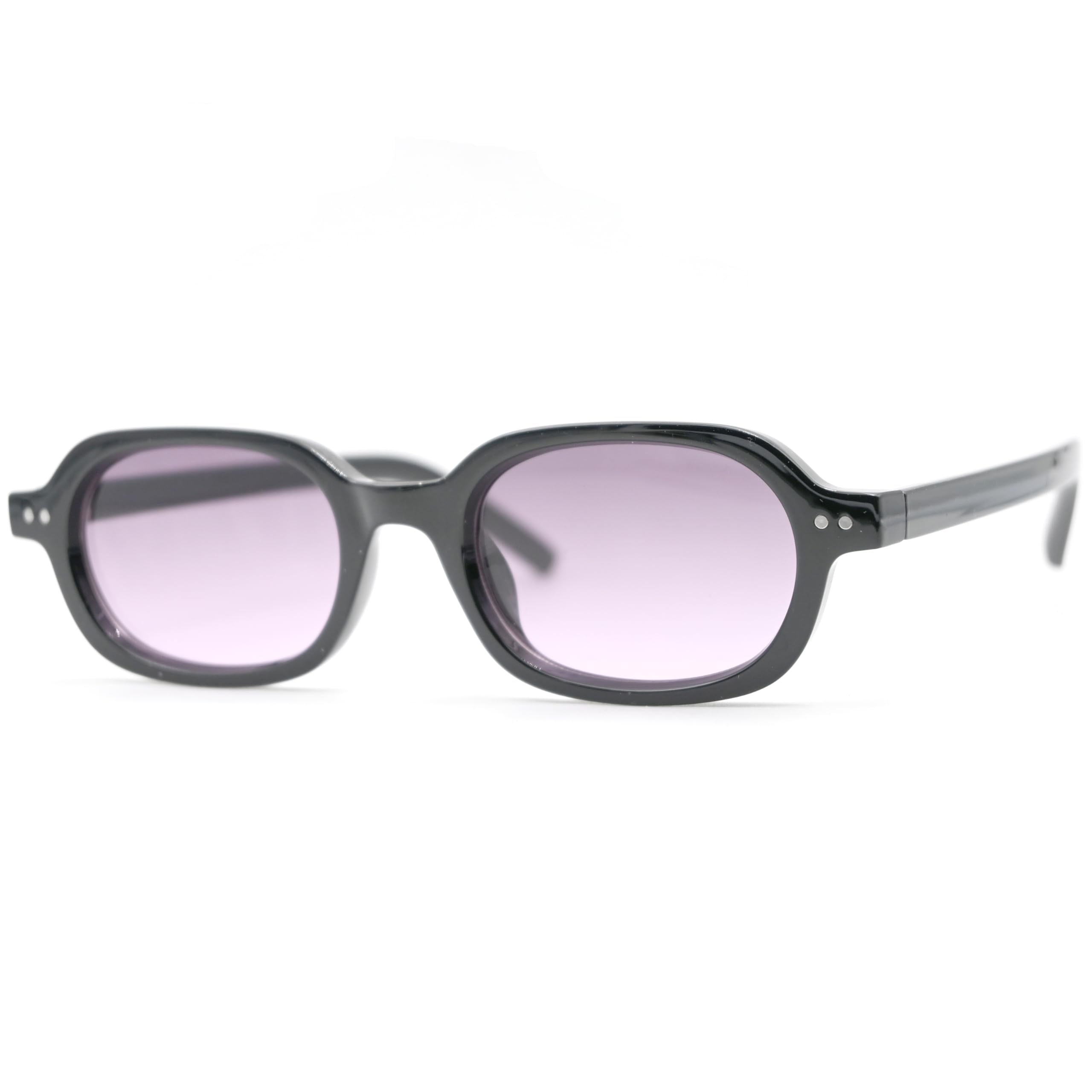 Kursan Small Face Oval Sunglasses Retro Fashion Plastic Frame UV Protection Glasses Shades