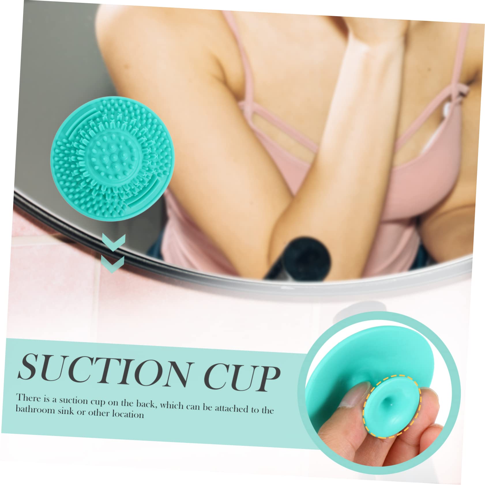 15pezzi Tappetino Per Silicone Strumento Lavaggio Per Makeup Facile Usare e Portatile Per Casa e Salone