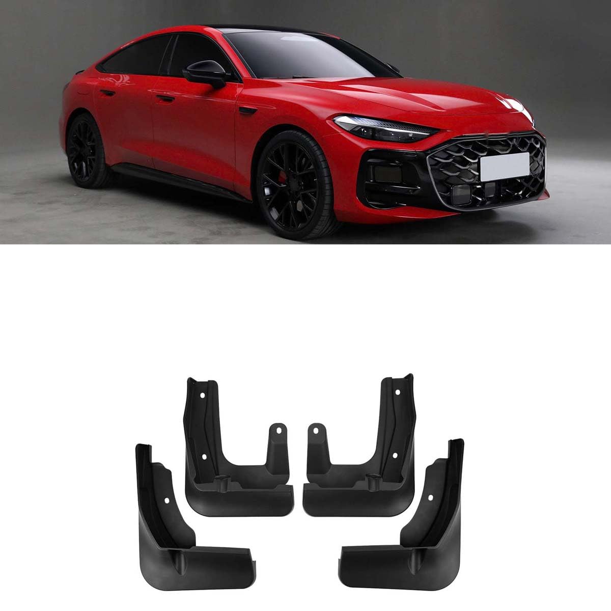 BXQDAM Car mud flaps,Compatible with Audi A5L Sportback 2025,Car exterior accessories