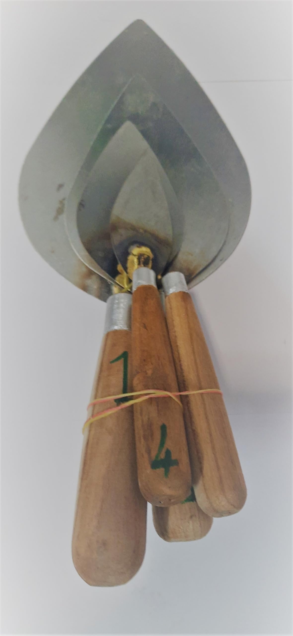 Mason Set Karandi/Mistri Hand Trowel with Strong Metal Blade and Wooden Handle | Karni/Kanni | Mason Tools for Plaster (B0CTY63BSH) Amazon Price History, Amazon Price Tracker