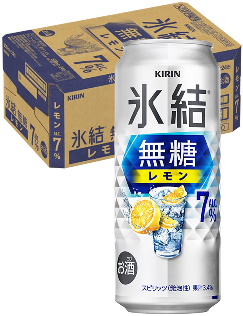 Amazon.co.jp: 氷結無糖 レモン Alc.7% 500ml 24本 レモンサワー