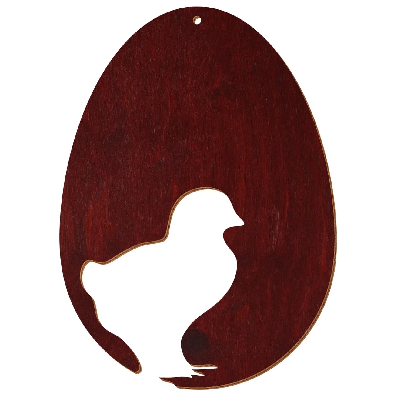 V2 - Uova di Pasqua in legno colorato, in mogano, decorazione per Pasqua, motivo uovo di Pasqua 12, altezza (dimensione): 43 cm di altezza