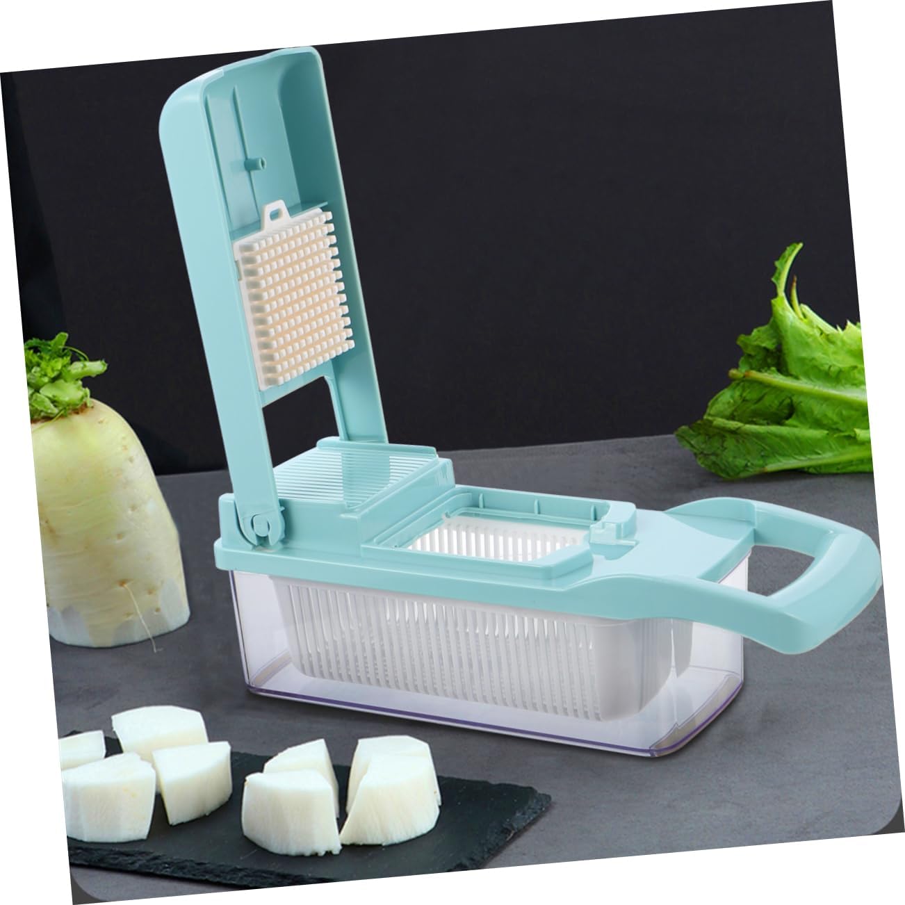 ABOOFAN Blade Multifunction Vegetable Chopper Slicer Grater Egg Separator Strong Stainless Steel