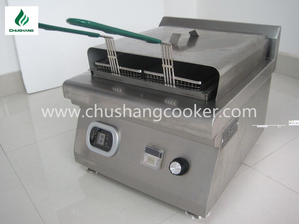potato twist deep fryer with double commercial deep fryer