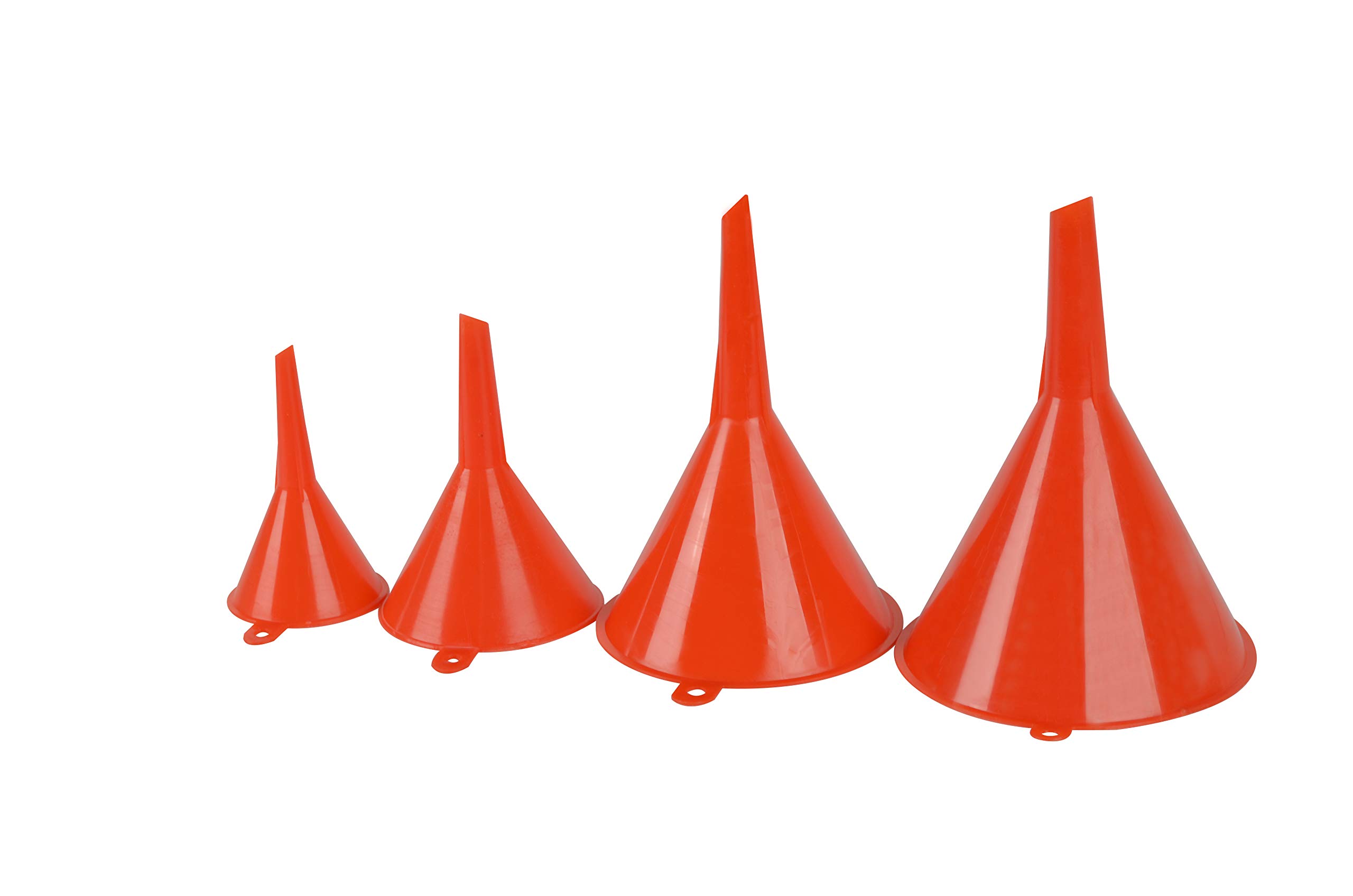 Mannesmann Plastic Funnel Set of 4 Pairs – 50/75/100/125 mm/4 m 455