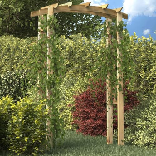 Refined Kiefer Imprägniert Rosenbogen Rankgitter Torbogen Spalier Rankhilfe (150 x 60 x 210 cm)