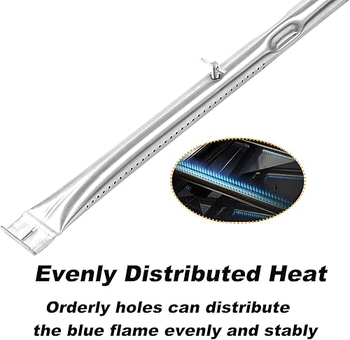 Miniatura 9 de 463340516 Piezas de repuesto para Charbroil Gas2Coal 3 quemadores híbridos parrilla Heat Tent G421-0500-W1 Quemadores de parrilla 463370519