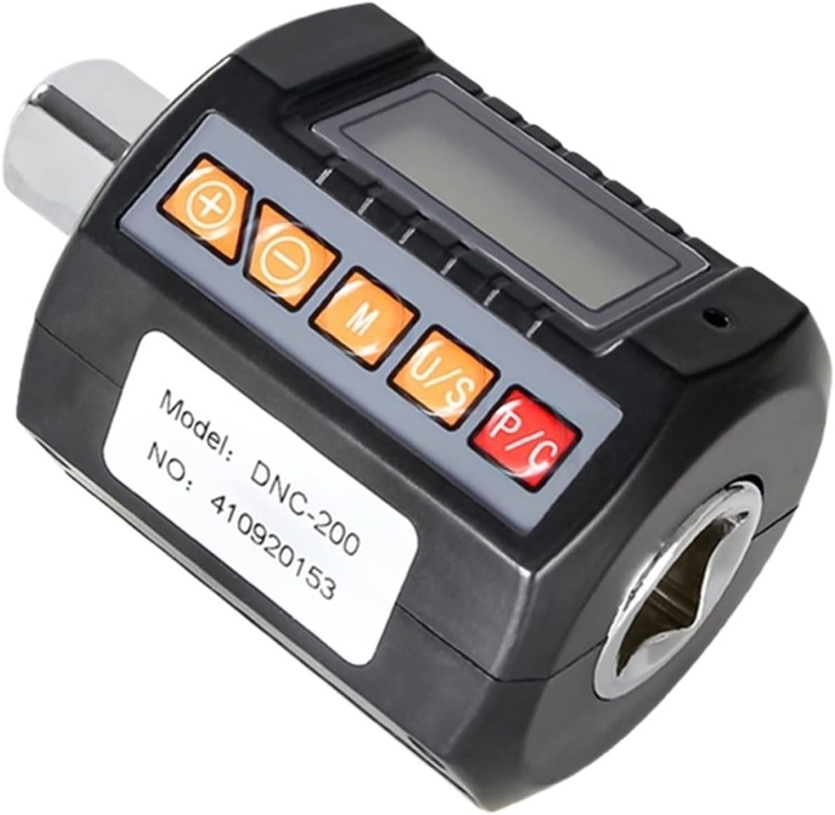 Adjustable 1/2 Digital Torque Gauge, for Bicycle Car Repair Digital Torque Adapter Electronic Torque Meter Hand Tools (Size : 3-30Nm)