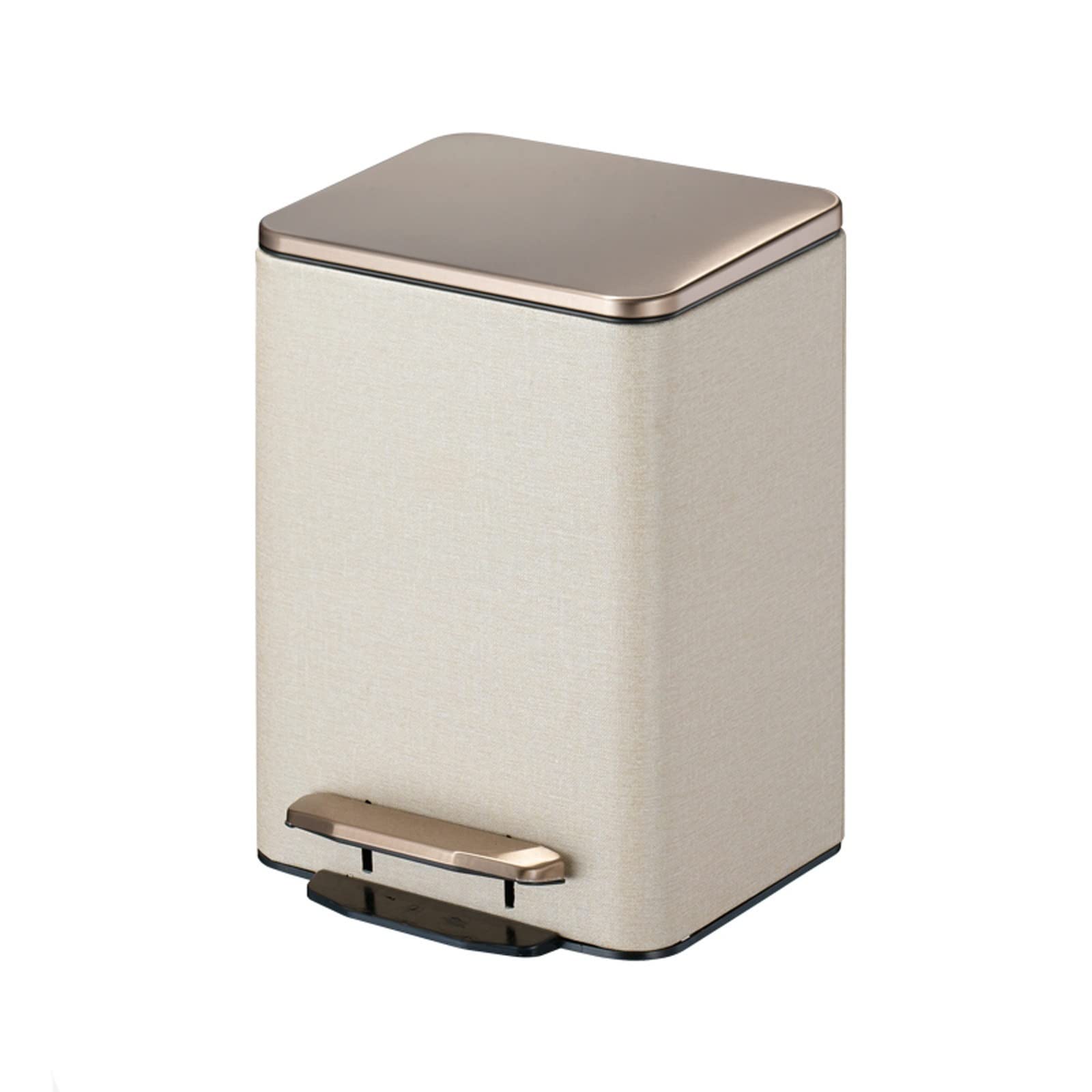 Poubelle à pédale pour cuisine bureau salon corbeille à papier 15L