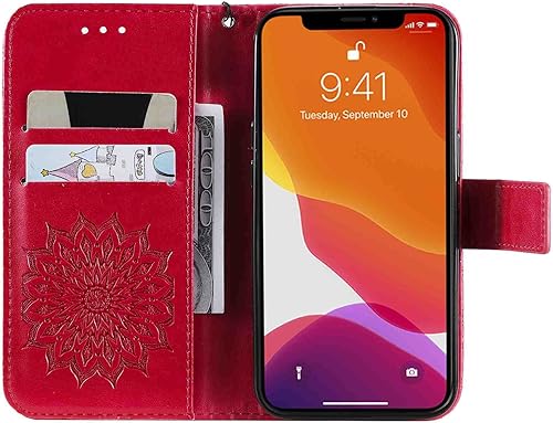 Miniatura 5 de Fansipro Funda tipo cartera para teléfono Samsung Galaxy A32 4G, funda delgada de piel sintética de alta calidad para Galaxy A32 4G, 2 ranuras para