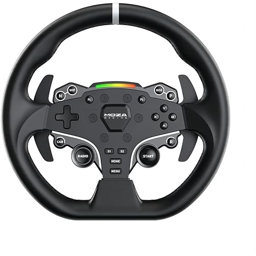 MOZA ESX Steering Wheel for PC & Xbox Universal 11 Inches Alloy Material Racing Game Controller,officially Licensed by Microsoft
