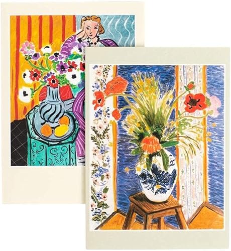 Miniatura 5 de Caspari Matisse - Tarjetas de notas en caja, 8 tarjetas de notas y sobres