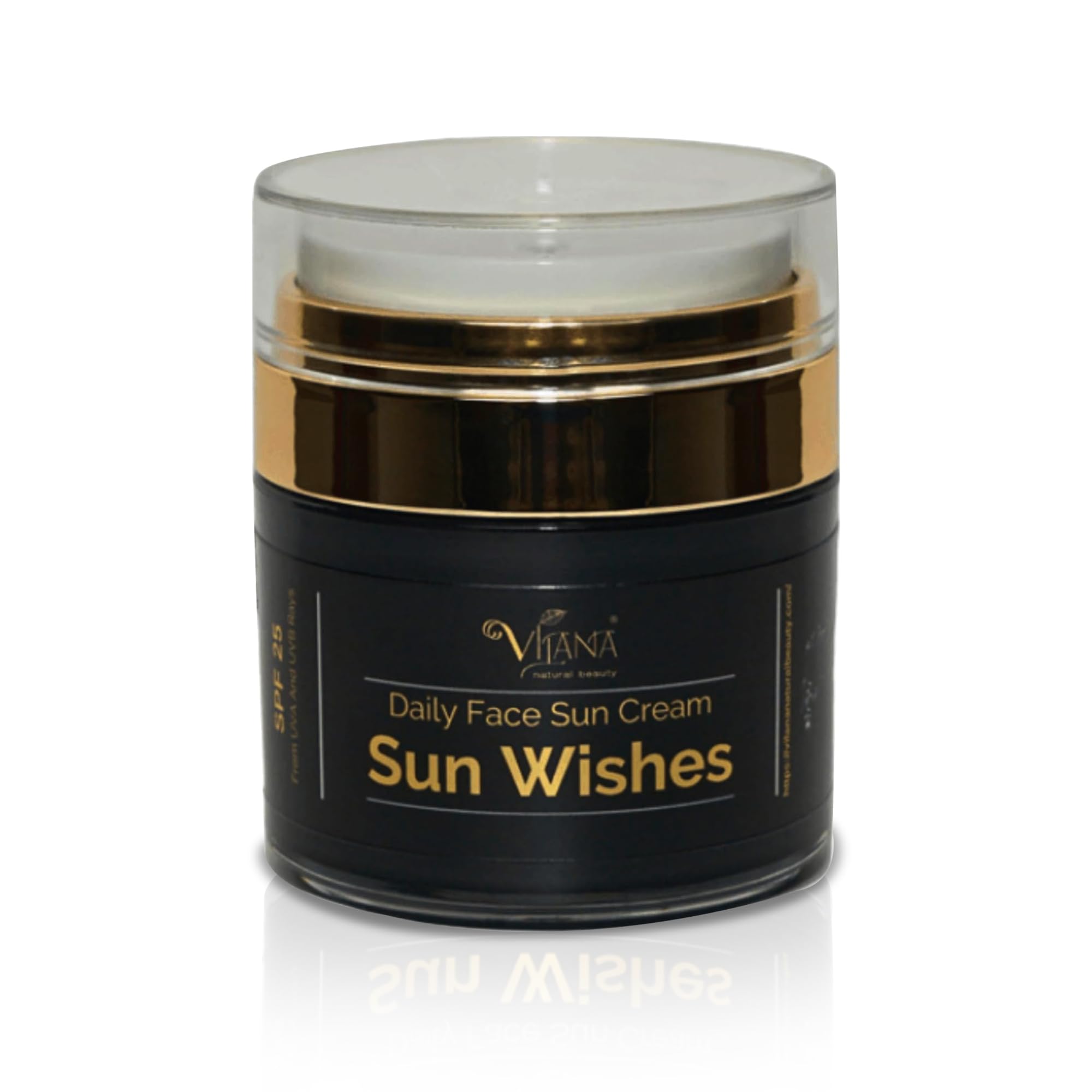 Vilana Natural Beauty Sun Wishes Face Sun Cream Suitable for All Skin Types daily face cream with SPF25