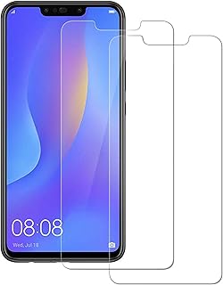 POOPHUNS Cristal Templado Huawei P Smart Plus, 2-Unidades Protector de Pantalla Cristal Vidrio Templado Premium para Huawei P Smart Plus [3D Touch Compatible] [9H Dureza] [Alta Definicion] 0.3mm