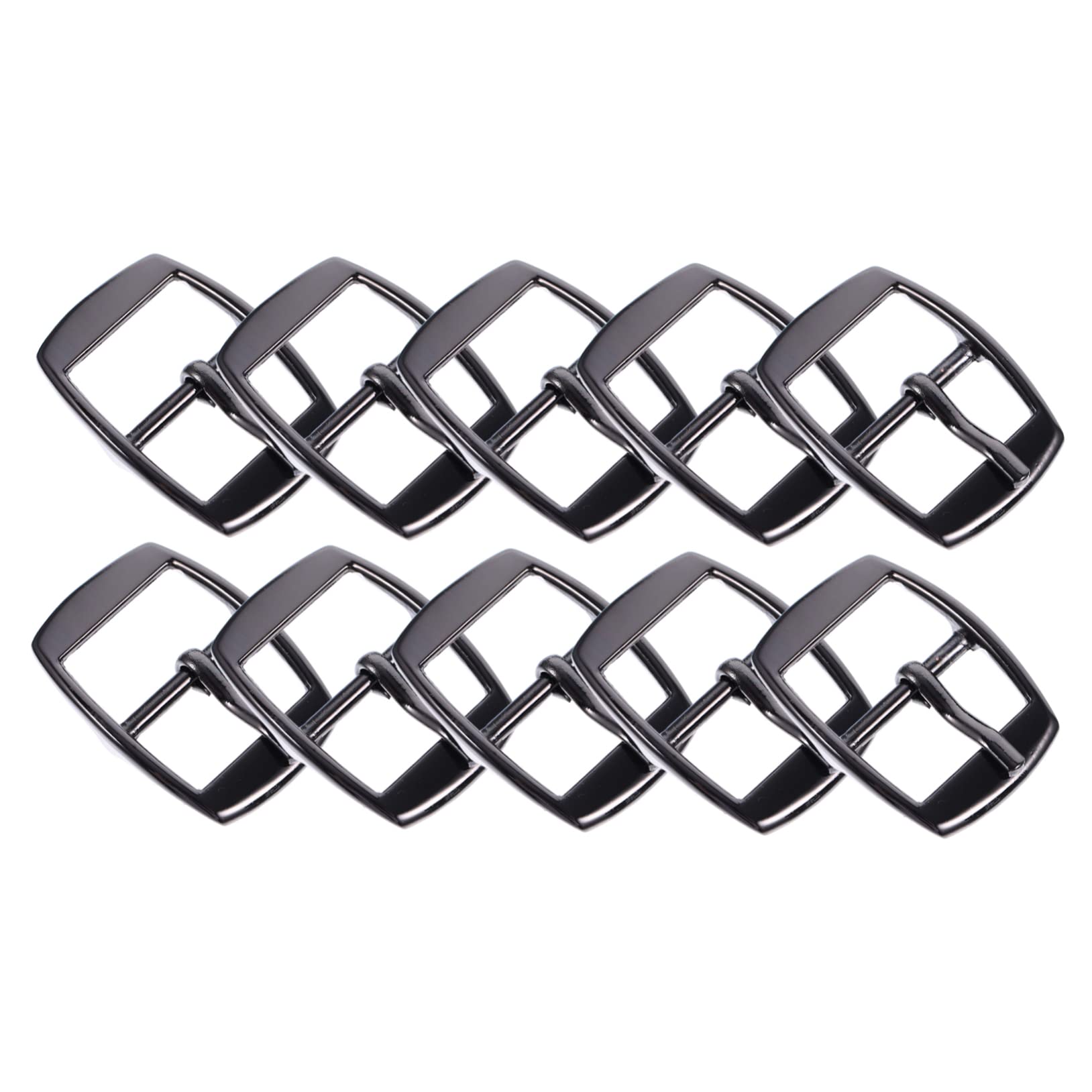 TEHAUX 50piezas Hebillas De Cinturón De Barra Central Ajustables Kit De Fijación Para y Accesorios De Ropa Resistentes y Ligeras Para Cinturones y Mochilas
