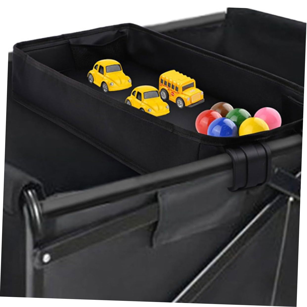 Vassoio Snack per Passeggino Portabicchiere Nero