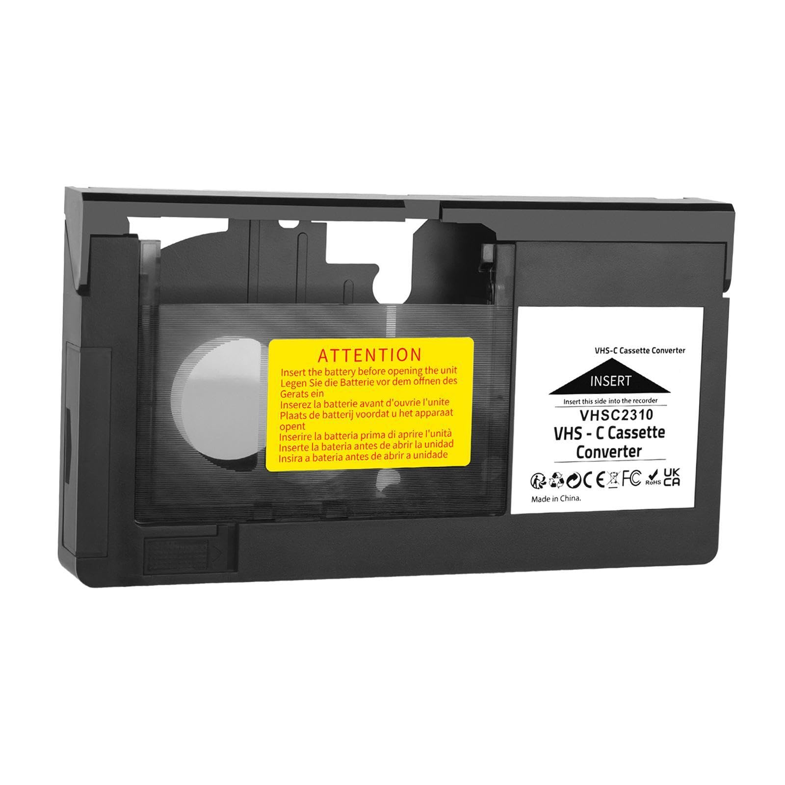 Adapter kasety VHS C, konwerter zmotoryzowany do S-VHS-C na VHS