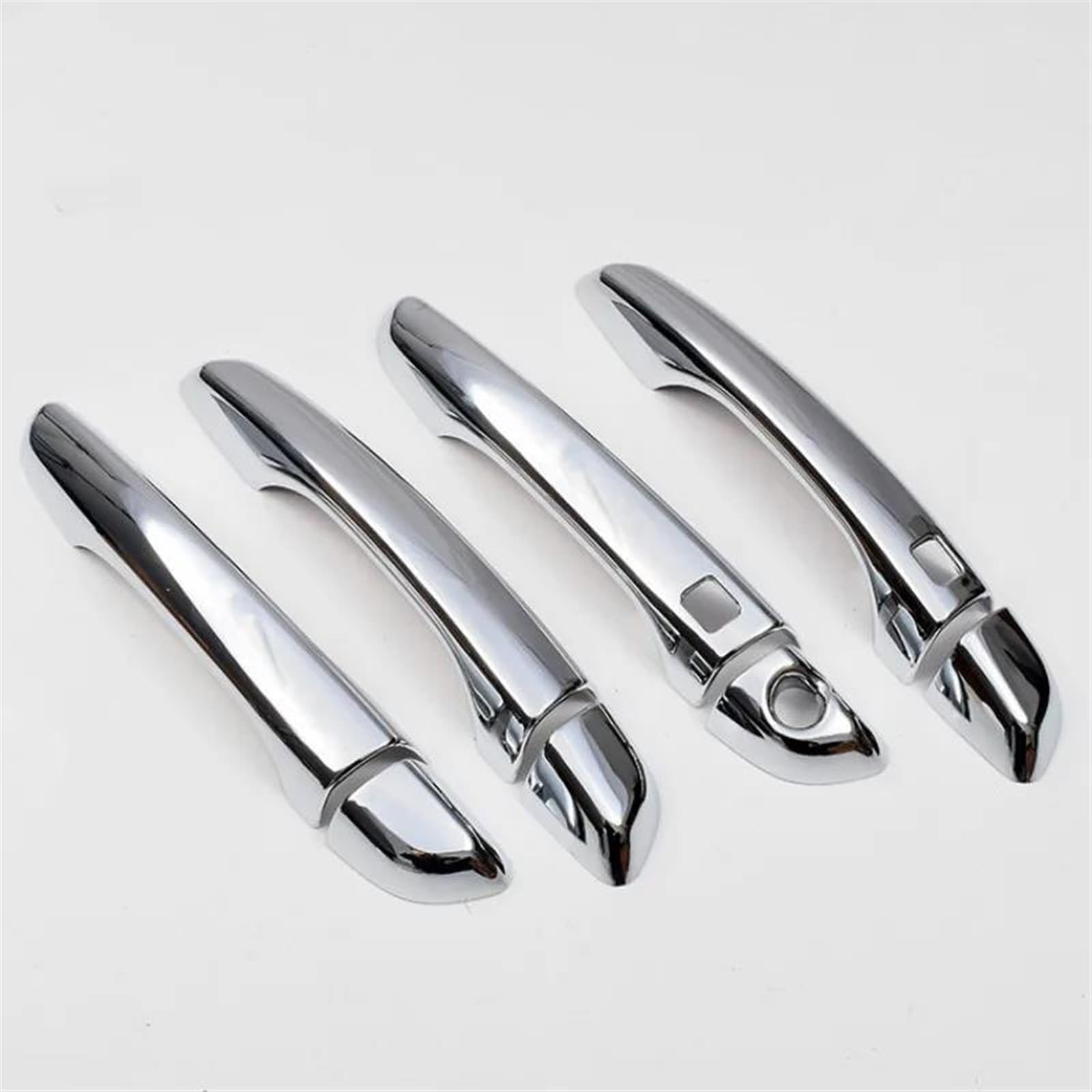 Pegatinas de manija puerta exterior para Hyundai Elantra accesorios de protección Silver A 6