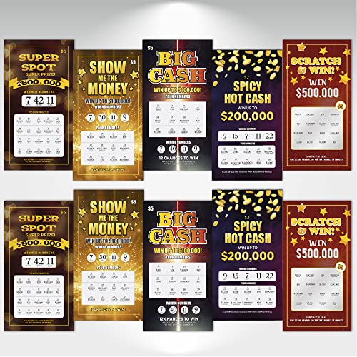 Fake Lottery Tickets, Best Winning 1 Million Lottery Ticket