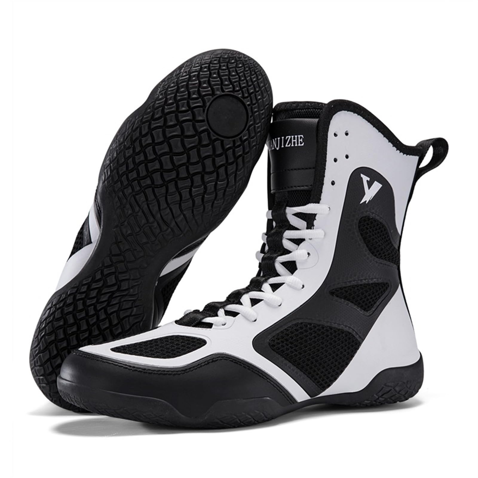 Zapatillas Boxeo Hombre Botas Ligeras para Lucha Libre Fitness
