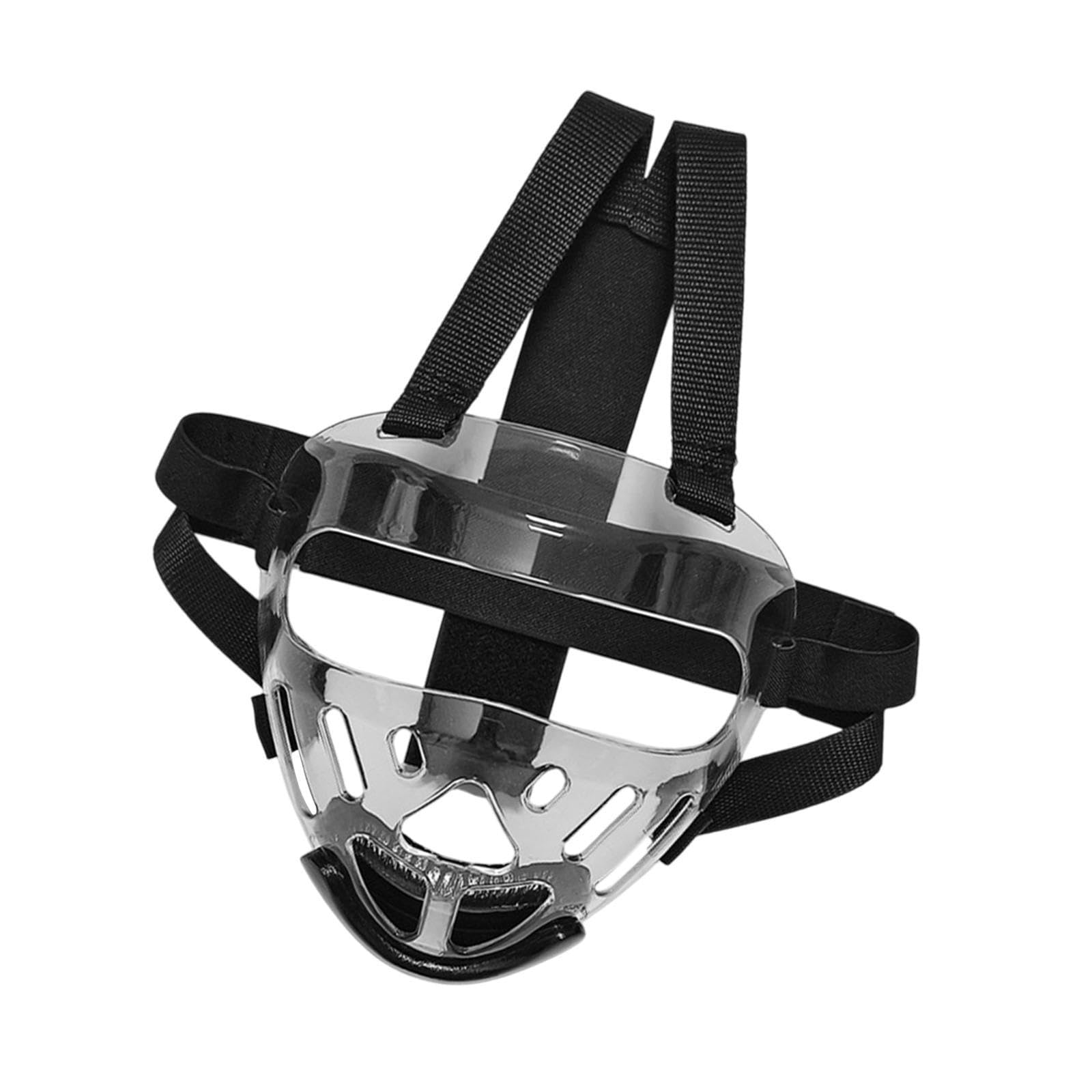QSTDGVPW Clear Taekwondo Mask Protective Detachable Thickening Face Shield, Face Protection Cover, Face Guard for Boxing Karate