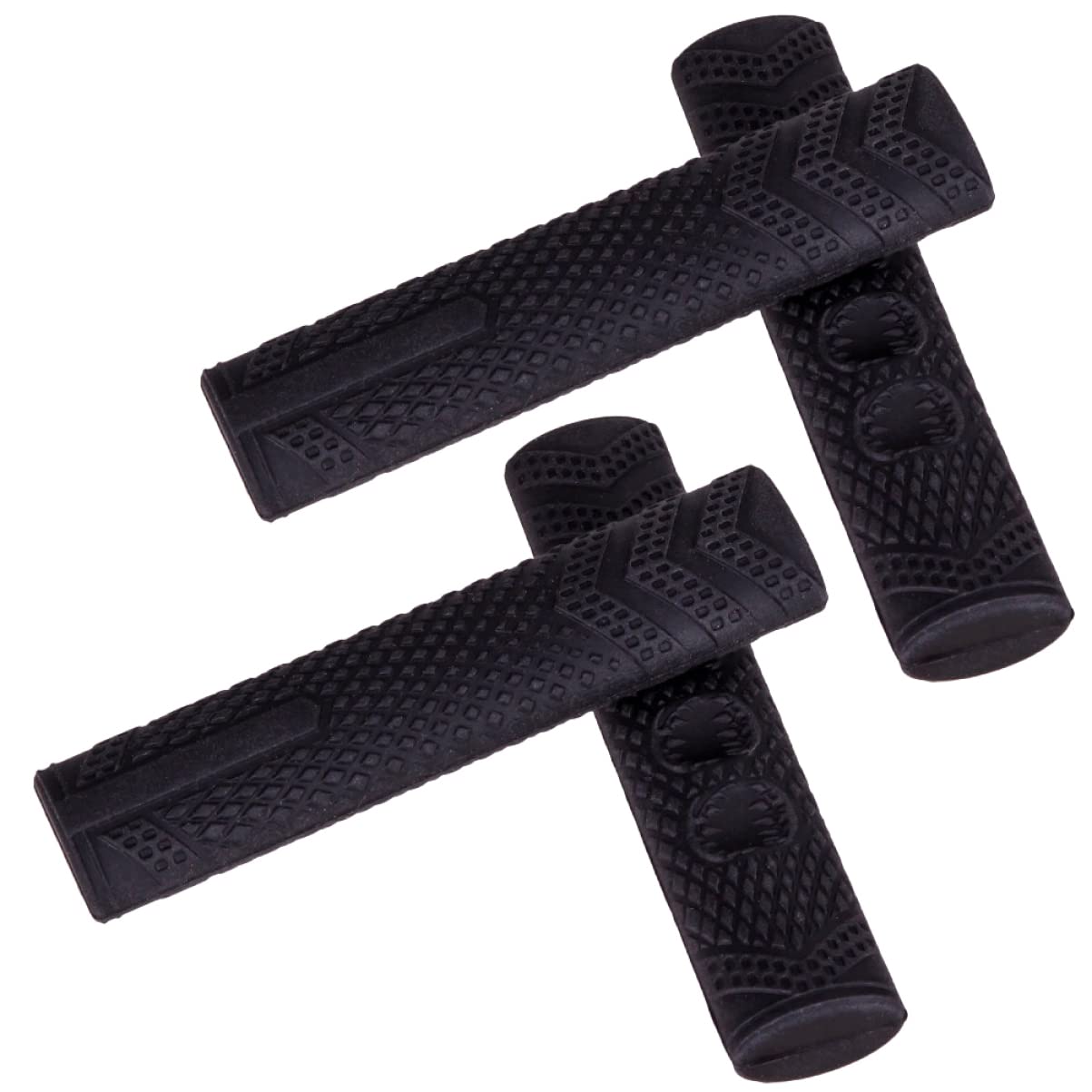 CLISPEED 4pcs Handlebar Brakes Protection Soft Lever Cover Accessory Handle Bike Covers Universal Black Silicone Sleeve Cycling Grips Motorcycle Type Accessories Non-Slip MTB Levers Brakes