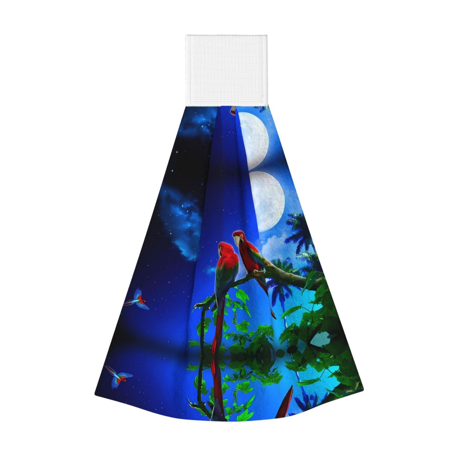ZQYTGFDC parrots Highly Absorbent Dish Towels Soft Coral Fleece Wipe