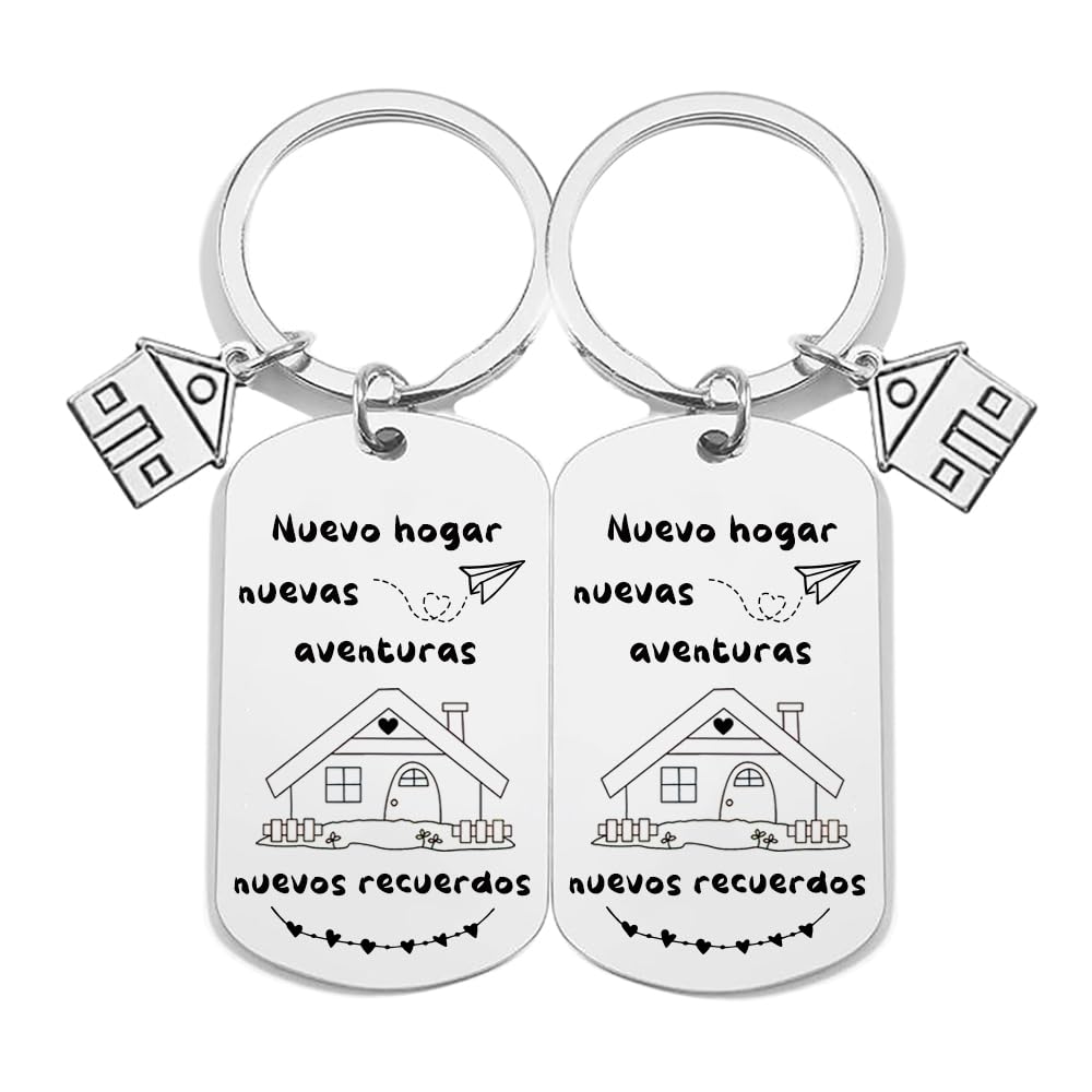 FGHJK Llavero para Nuevo Hogar, Pareja, Nuestro Primer Hogar 2024, Regalos de Inauguración de la Casa, Regalos Cálidos para Parejas