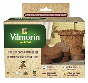 Vilmorin 3990620 Kokos-Quelltabletten 24 Stück