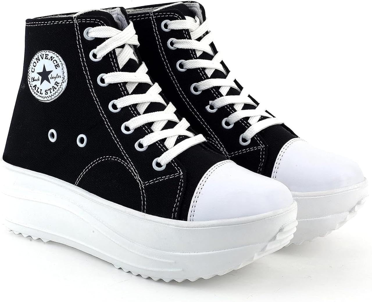 See full amazon price history chart for H-Solution Women/Men Lace Up Platform Sneakers | Comfortable Casual Fashion Sneaker | Walking Shoes (Black, UK Footwear Size System, Adult, Women, Numeric, Medium, 6) H-Solution Women/Men Lace Up Platform Sneakers | Comfortable Casual Fashion Sneaker | Walking Shoes (Black, UK Footwear Size System, Adult, Women, Numeric, Medium, 6) (B0DBVM3YGR) Amazon Price History, Amazon Price Tracker
