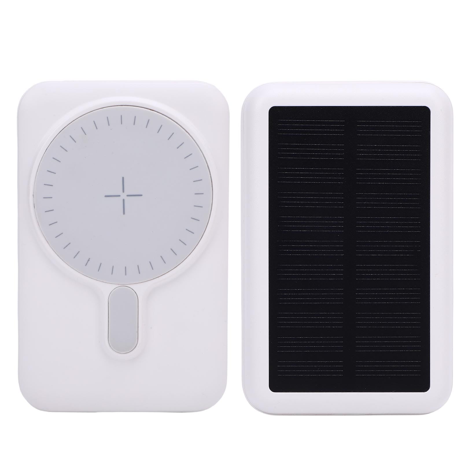 Solar Power Bank 10000mAh Caricabatterie portatile wireless a ricarica rapida Batteria magnetica per uso di emergenza in viaggio in campeggio
