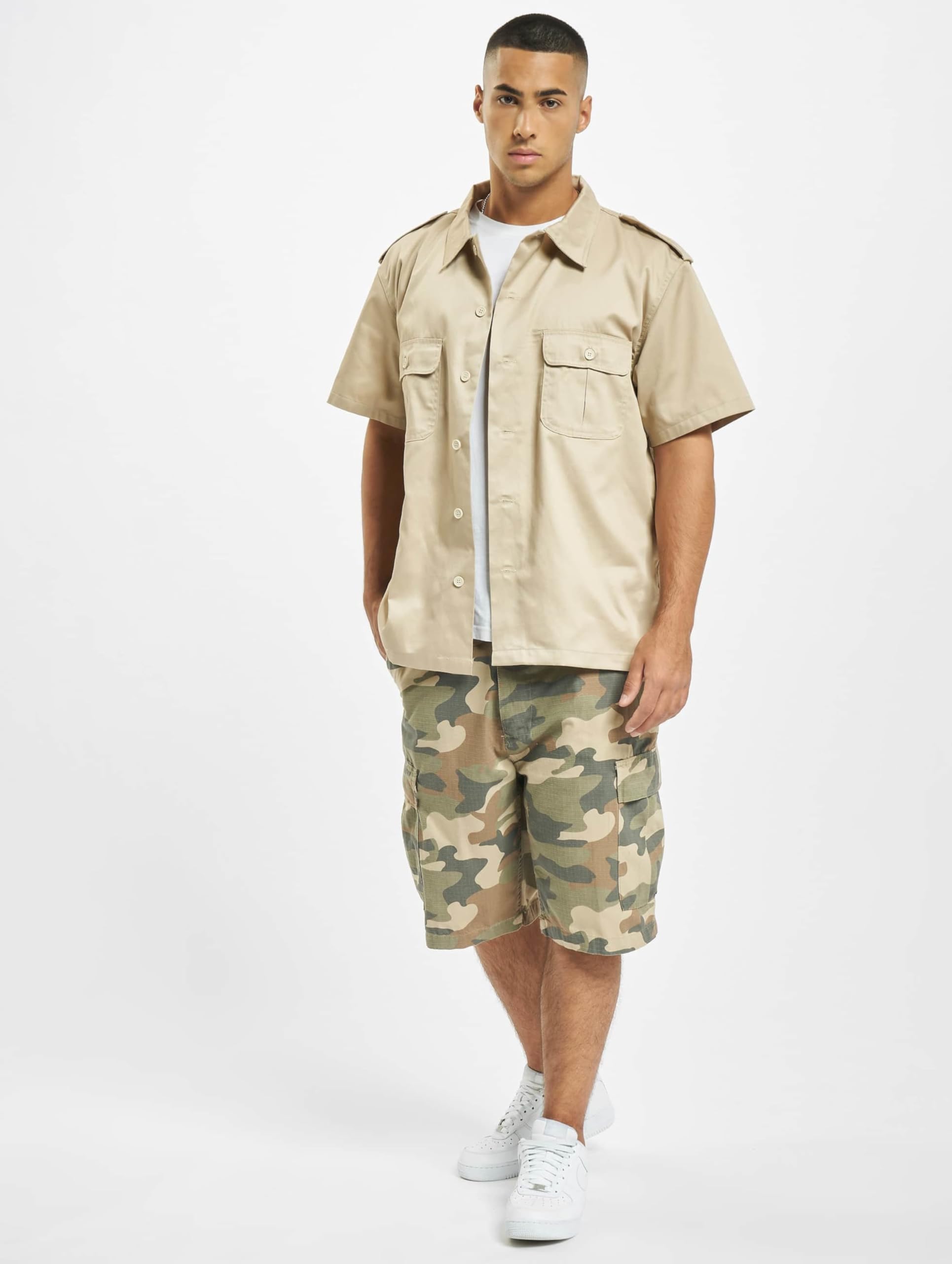 Brandit BDU Ripstop Short Uomo Shorts Blu Navy