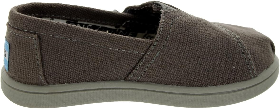 TOMs Unisex Alpargata Slip on Sneakers (Infant/Toddler/Big Kid), Ash, 11 M US Toddler