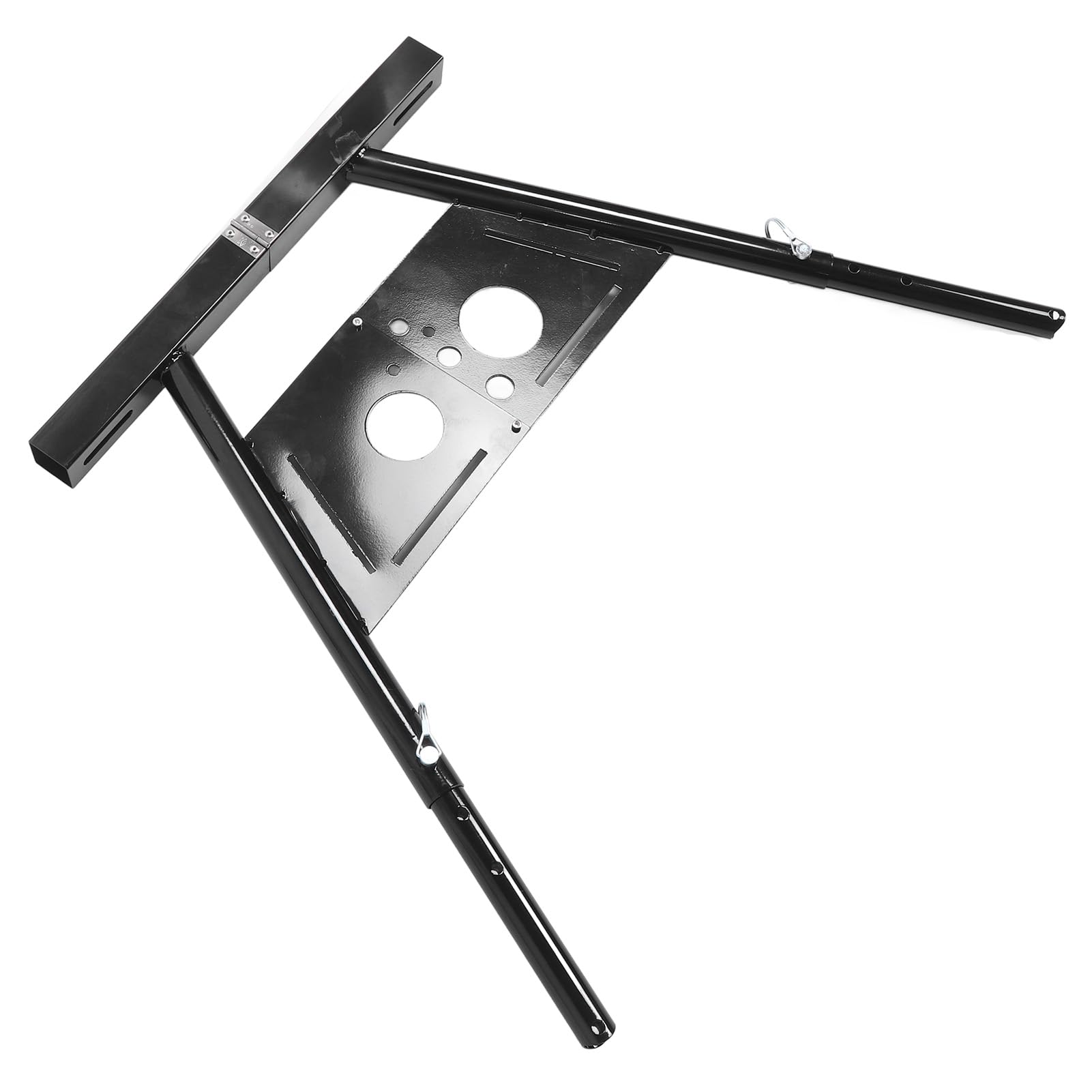 Qcwwy Stabilizator Drabiny do Dachu Profesjonalny Wysuwany Wspornik Drabiny Stalowej Stabilizator o Lekkiej, Przenośnej Konstrukcji Zapewniający Bezpieczne Prace Nad głową Czyszczenie Przycinania