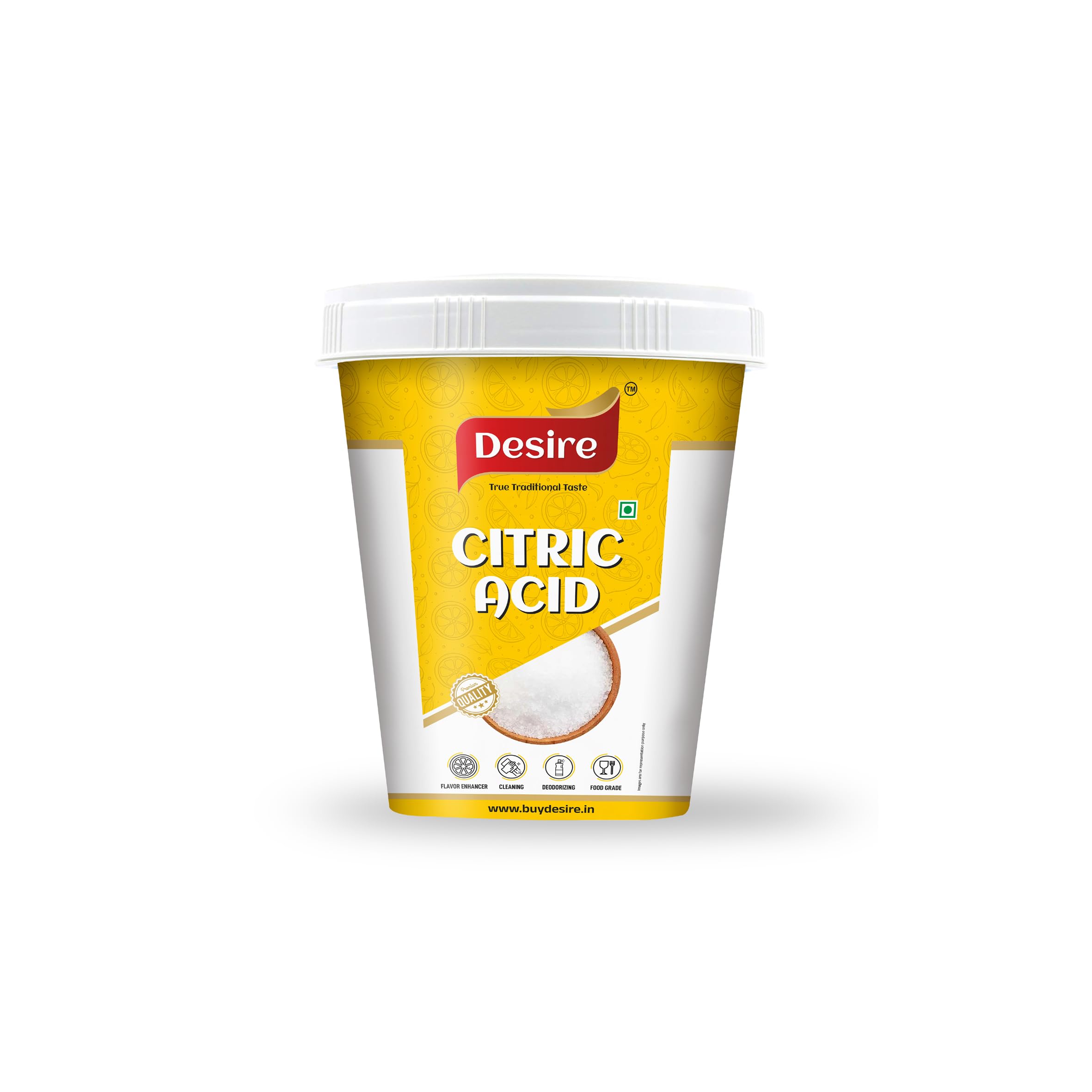 Desire Pure Citric Acid Crystals 200 Gram