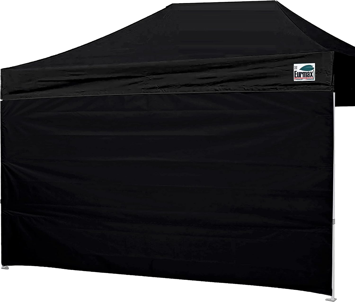 Eurmax 10×15 Instant Canopy Sidewall – Black SunWall for Camping
