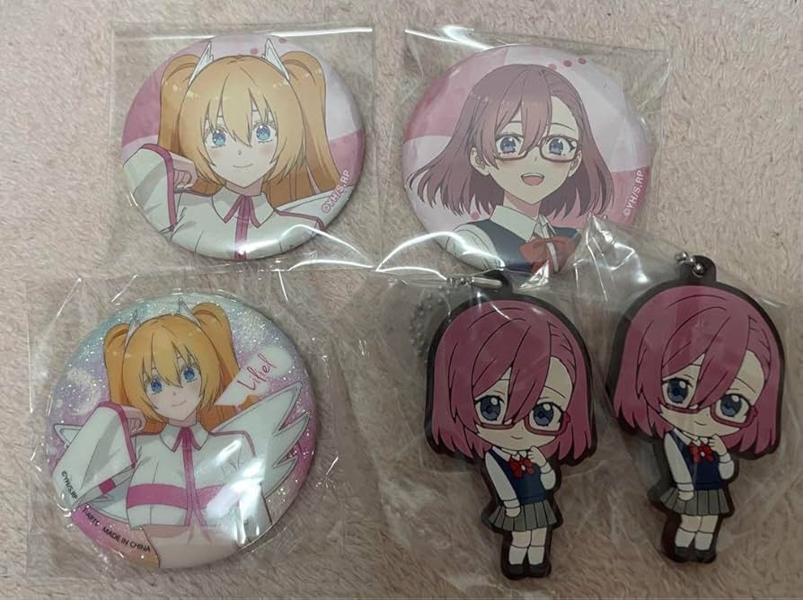 2.5次元の誘惑 にごリリ リリエル 缶バッジ Blu-ray 特典 メイド