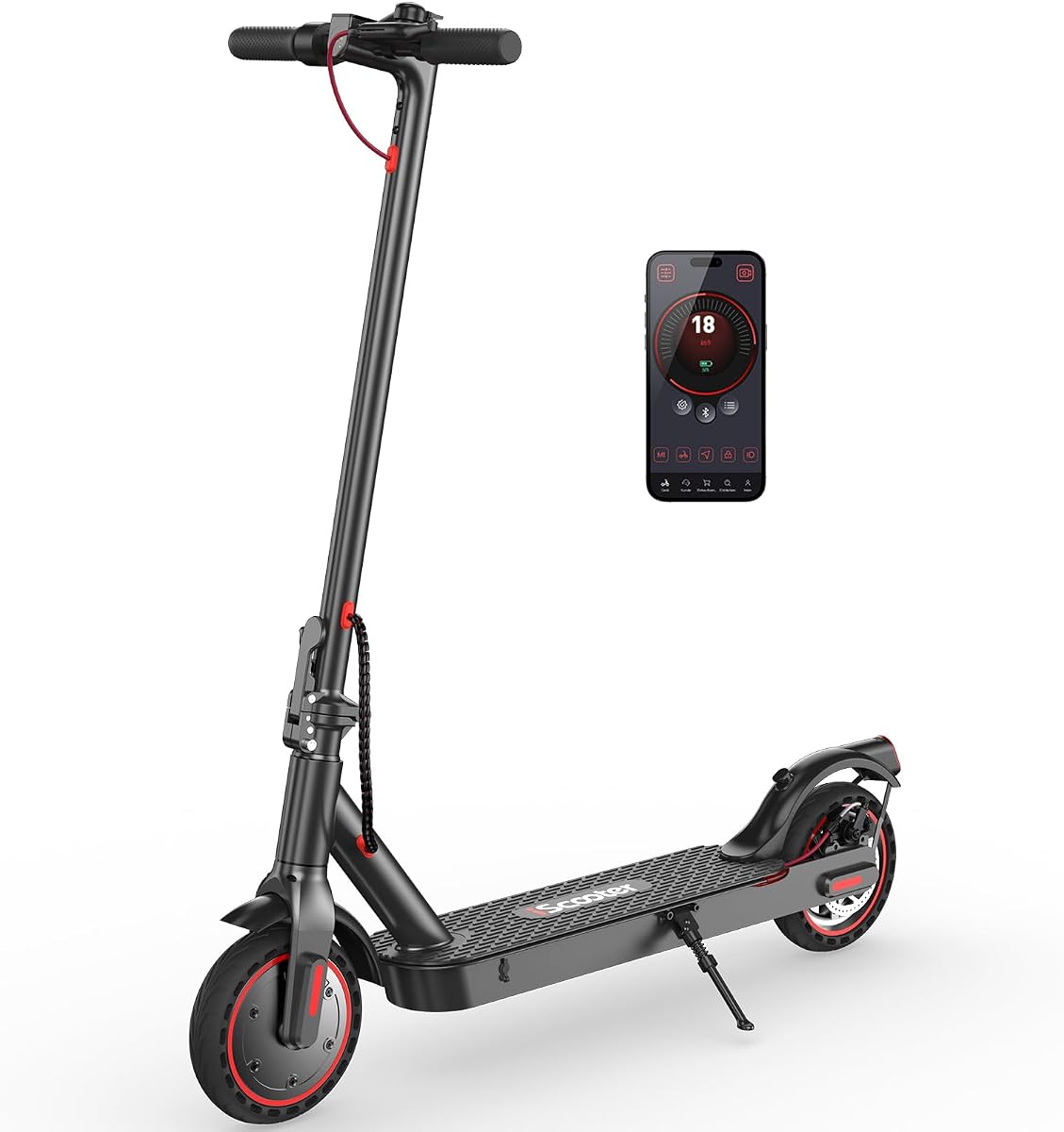iScooter Electric Scooter for Adults, Foldable E-Scooter for Commuting