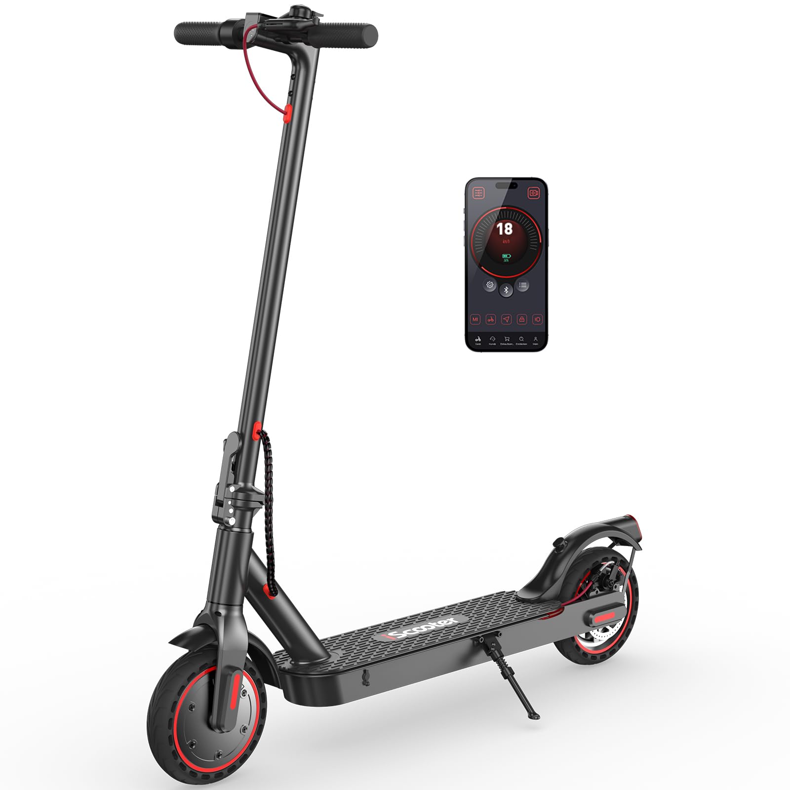 iScooter Electric Scooter for Adults, Foldable E-Scooter for Commuting