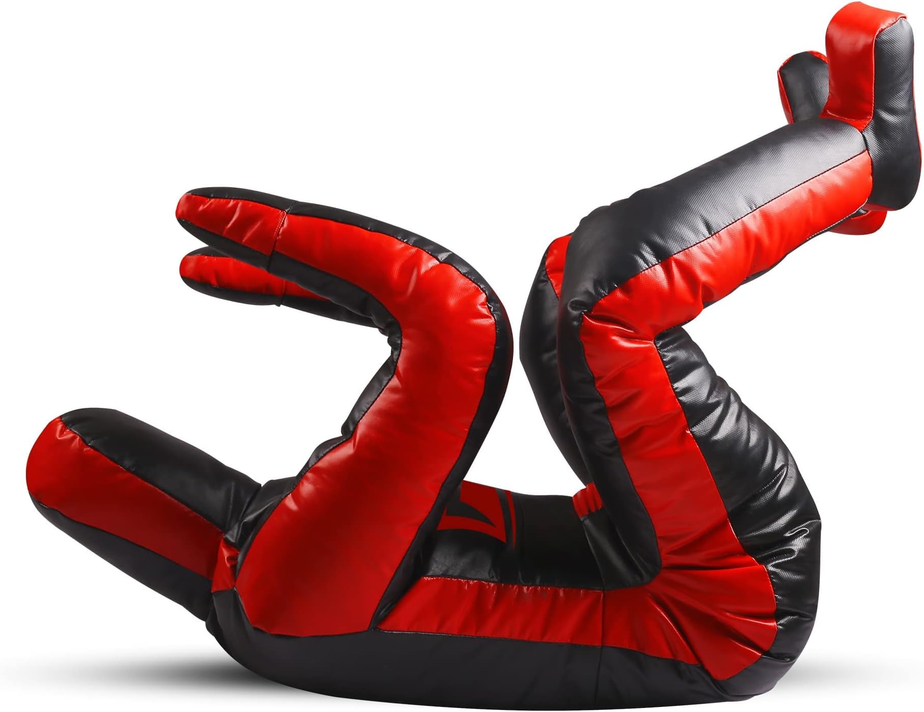 Daan MMA Grappling Dummy - Judo Punching Bag & BJJ Wrestling Dummy - Sitting Position Brazilian Jiu Jitsu Submission Self Defense Training - Vinyl Dummy 170cm UNFILLED, Black