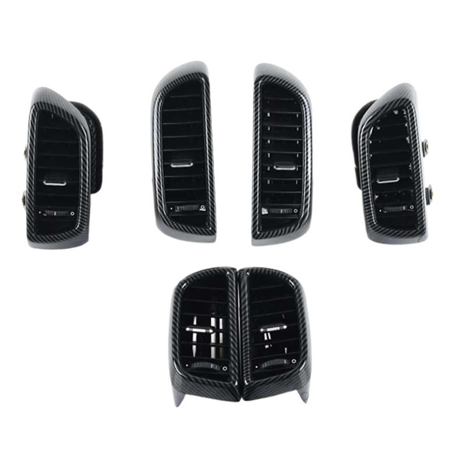 Air Conditioning A/C Air Vent Outlet Real Carbon Fiber For Porsche For Cayenne 2011-2017 7P5819703 7P5819704 YTdhfDGJ(1 Set)