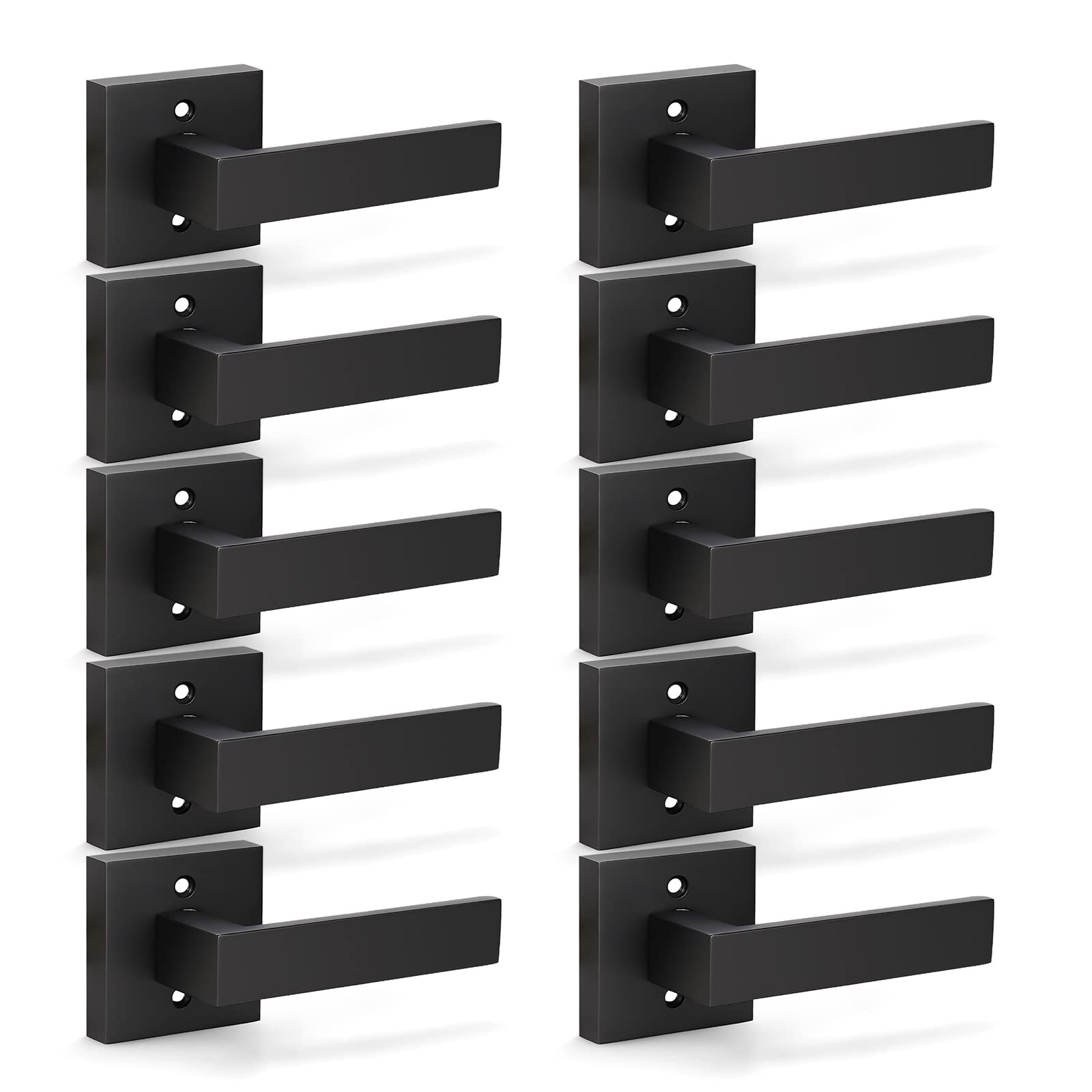 KNOBWELL Matte Black Dummy Door Handles - FREE SHIPPING -20 KNOBWELL Matte Black Dummy Door Handles - FREE SHIPPING -20