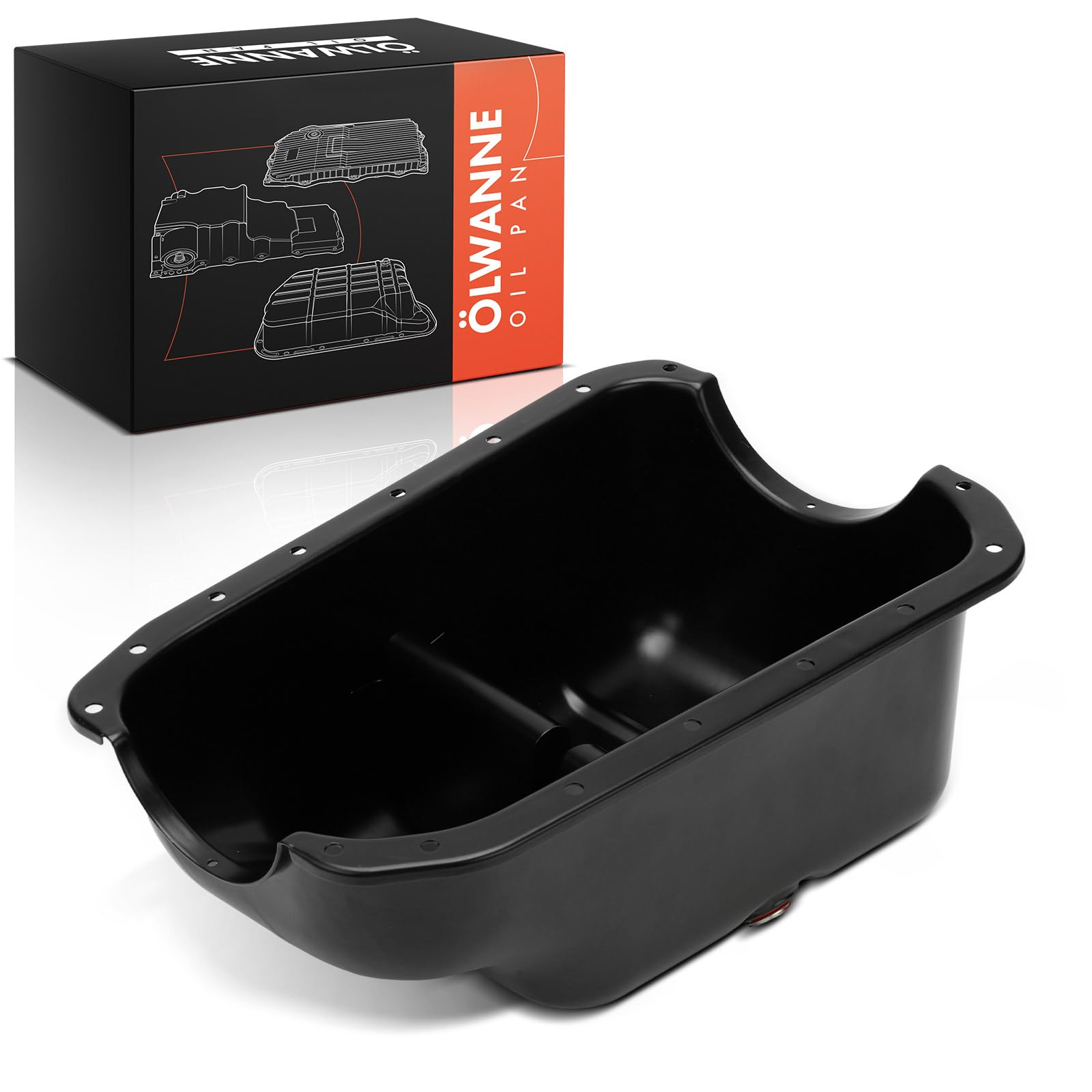 Frankberg Coppa dell'olio 7792191 | Compatibile con Cinquecento 170, Uno 146_, 127 127_, 141A_, Seicento/600 187, Seicento/600 Van 187