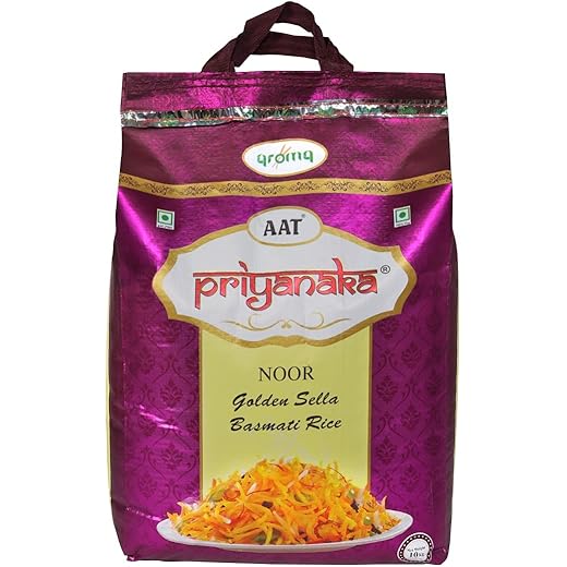 Golden Sella Basmati Rice - Premium Non-Sticky 10 KG