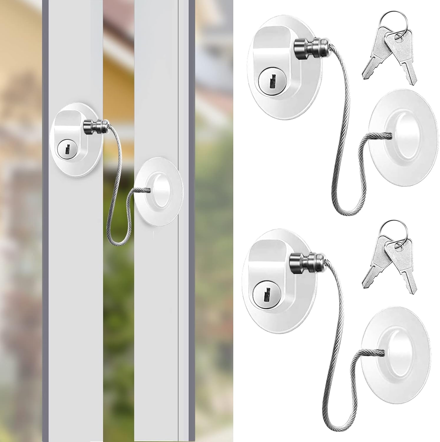 SmartMaster 2 PCS Fridge Locks Cupboard Locks for Children, Child Locks