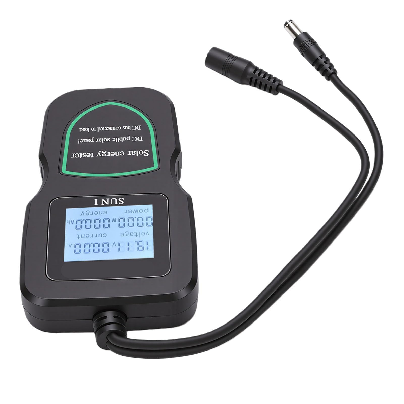 Medidor de Potencia de Panel Solar, LCD Retroiluminado